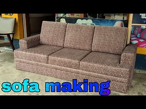 how to make sofa full process
