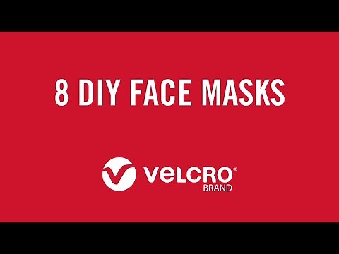 8 Easy Ways to Make a DIY Face Mask with VELCRO® Brand - No Sewing Machine Needed!