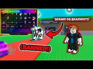 Steal a Brainrot, But I Have OWNER Commands!