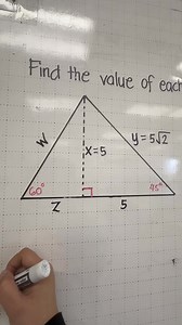4.6K views · 69 reactions | Expressing the ratio of a 30-60-90 triangle as x: x√3: 2x #mathematics #tutorial #fypシ #viralvideo | Titser Gaming | Facebook