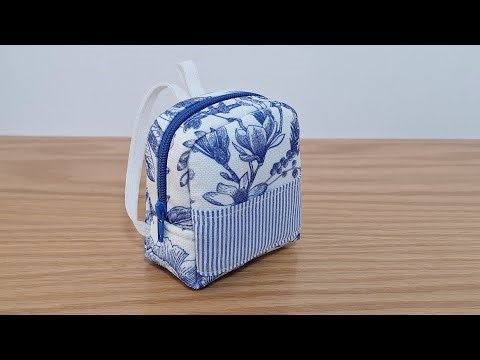 DIY Backpack Keychain Bag I Quick Sewing Tutorial