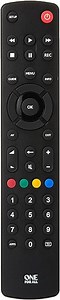One For All Contour ,Universal Fernbedienung TV - Steuerung von / Smart TV - Funktioniert garantiert mit allen Herstellermarken – URC1210