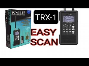 WHISTLER TRX-1 SCANNER , EASY SEARCH