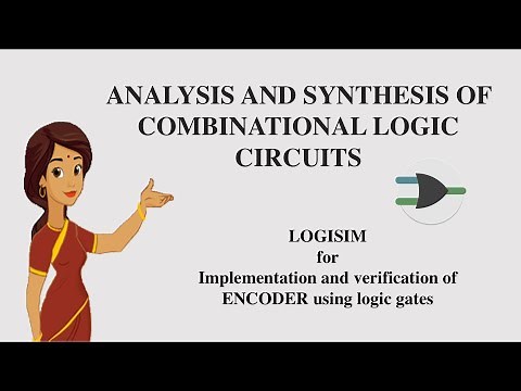 Virtual Lab - Encoder using logic gates on Logisim