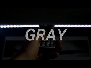 How to make GRAY on LED Light Strips! (Custom DIY Light Strip Colors #28)