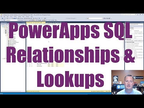 PowerApps SQL LookUps and Relationships