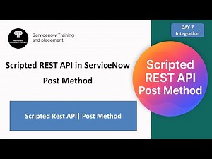 ServiceNow Scripted REST API Tutorial | POST Method Step by Step