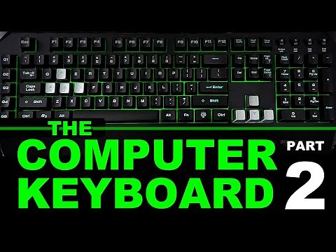 The Computer Keyboard - Part 2 - Computer Keyboard Lessons For Beginners