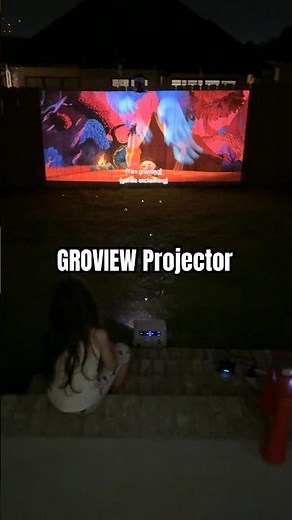 GROVIEW Projector, 4k Projector with WiFi and Bluetooth, 15000lux FHD 1080P Portable Projector