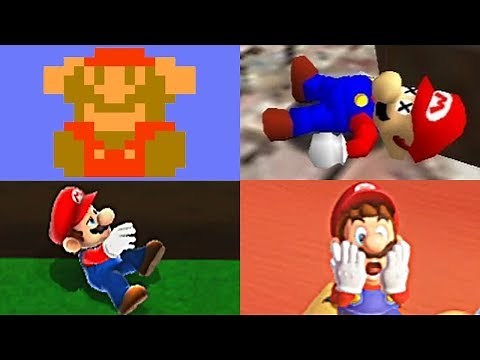 EVOLUTION OF MARIO DEATHS & GAME OVER SCREENS + Super Mario Odyssey (1983-2017 - NES to Switch)