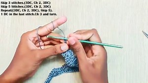 Easy Crochet Table Runner Pattern with Shell Stitch