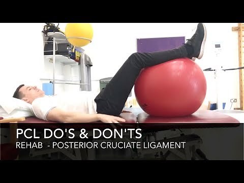 Posterior Cruciate Ligament PCL Rehab - Do's & Don'ts (Tear/Torn/Rupture)
