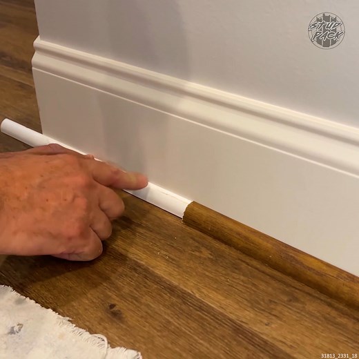 38K views · 112 reactions | Baseboard Trim: When to Use 1/4 Round or Shoe Molding | Stud Pack, LLC | Facebook