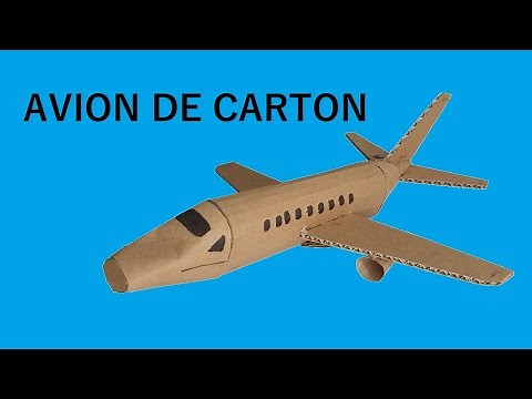 Como Hacer un AVION DE CARTON