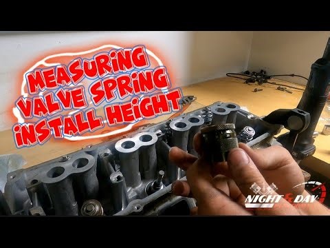 MEASURING VALVE SPRING INSTALL HEIGHT
