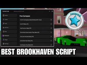 Brookhaven Script Admin Premium Unlock Gamepass Hack | ROBLOX SCRIPT