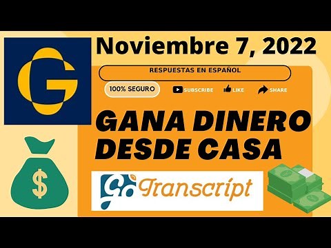 GoTranscript - Respuestas en Español (7/11/2022)