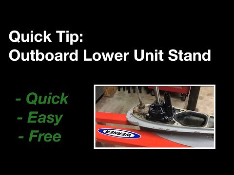 Outboard Lower Unit Stand (Free/No Cost!)