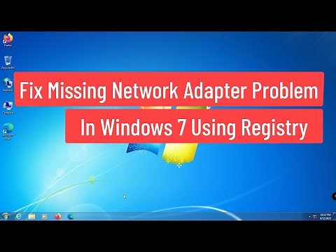 Fix Missing Network Adapter Problem in Windows 7 by using Regedit Method