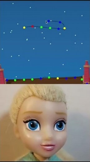 🎄 Elsia Plays Christmas Lights Games for Kids Online on ABCYA #frozen