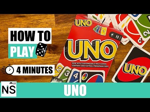 How to Play UNO in 4 minutes (Uno card game rules)