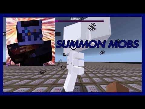 How to summon mobs with a command block - Minecraft PS4 Bedrock Edition