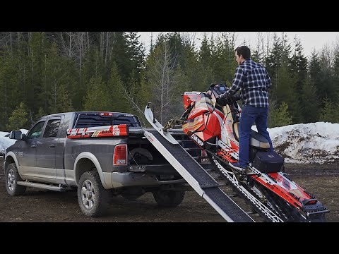 How To Properly Load a Snowmobile onto a Sled Deck