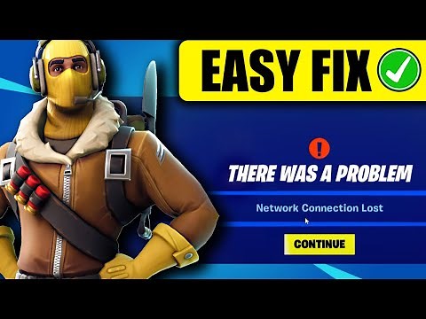 Fortnite Network Connection Lost | EASY FIX