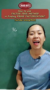 7.9K views · 167 reactions | How to use Factor Tree Method in finding the Prime Factorization of a number? #math #factortreemethod #math #matheducation #mathlesson #mathlove | Unang Math | Facebook