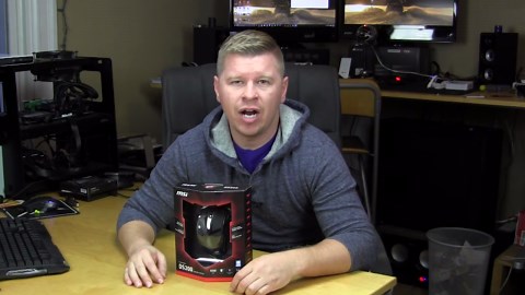 MSI Interceptor DS200 gaming mouse unboxing & overview
