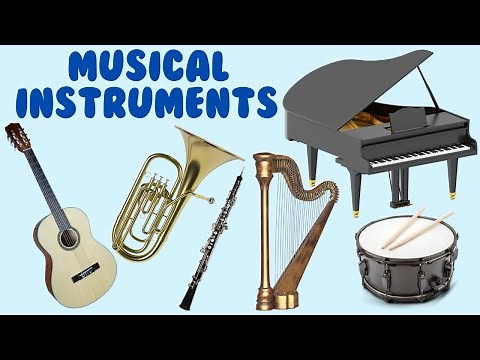 Musical Instruments Names and Sounds for Kids to Learn