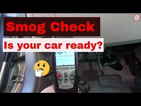 Use a diagnostic code scanner to see if your car is ready for its smog check