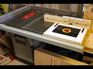 How to: Building a Table saw extension with Router table add on