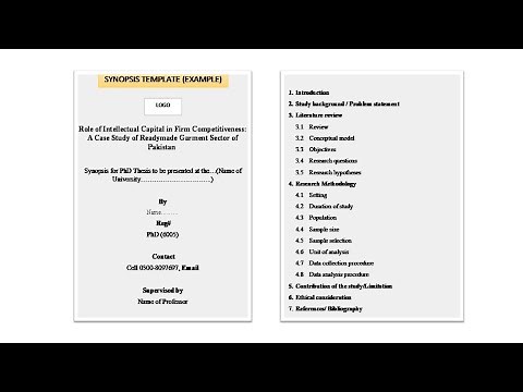Fast Track | Key steps to write Synopsis for MPhil and PhD
