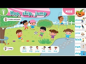 Connect for KG 2⛹ Unit 1 Hop, skip, jump 😀Teacher's guide and audio book نصوص أستماع وحل الكتاب 2024