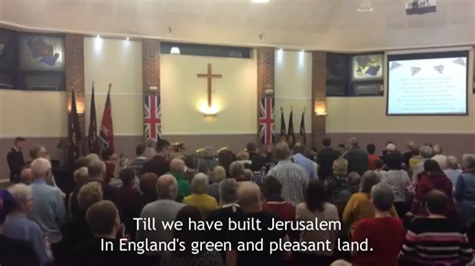2.5K views · 73 reactions | Today's hymn, 'Jerusalem' is a patriotic hymn known especially from the 'Last Night of the Proms'. The tune was famously orchestrated by Sir Edward Elgar with words by William Blake. Remember you can join us on Saturday 8th November at 7.00p.m. for this year's 'Last Night of the Proms' concert presented by the band. | Coventry City Salvation Army Band | Facebook