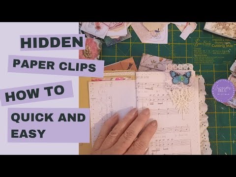 "DIY Altered Paper Clips: Easy Craft Tutorial for Gorgeous Junk Journals" | Easy Craft Tutorial