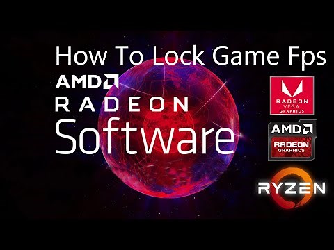 How To Lock Game Fps AMD Radeon Software