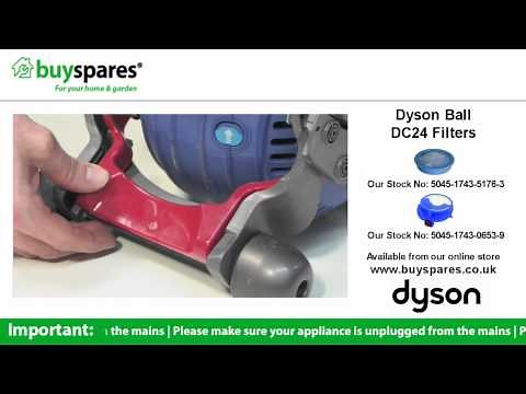 How To Replace The Filters in a Dyson Ball DC24 Vacuum Cleaner