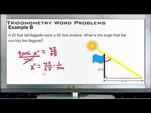 Trigonometry Word Problems: Examples (Basic Geometry Concepts)