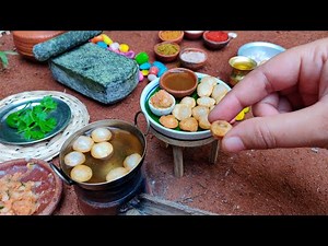Miniature Pani Puri | Golgappa Recipe | Mini Puchka | Rini's Miniature |