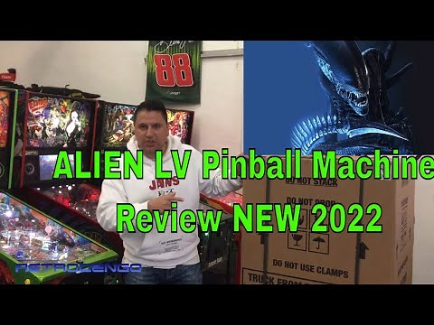 Pinball Brothers Alien LV Limited Version Pinball Machine Unboxing & Review NEW 2022