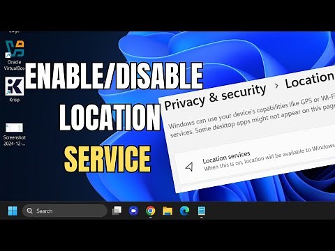 How to Turn On or Off Location Services in Windows 11/10 - Easy Guide