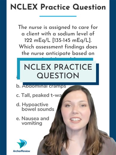 Free NCLEX Practice Question for Nursing Students