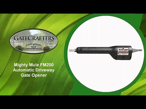 How To Use Mighty Mule FM200 Driveway Gate Opener