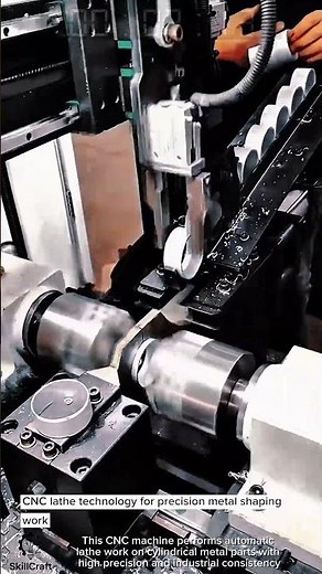 CNC lathe technology for precision metal shaping work