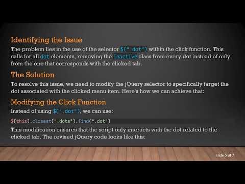 Troubleshooting jQuery Tabs: Fixing the Issue with Inactive Classes