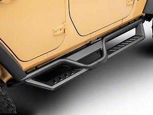 Barricade Jeep Wrangler HD Drop Side Step Bars J150092 (07-18 Jeep Wrangler JK 4-Door) - Free Shipping