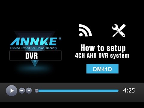 Security Camera Installation Tutorial: How to set up Annke DM41D AHD Security System