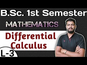 L-3. Differential Calculus. Limit and Continuity of 1 variable function. bsc 1st semester math.